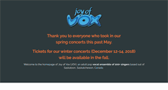 Desktop Screenshot of joyofvox.com