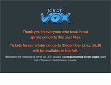 Tablet Screenshot of joyofvox.com